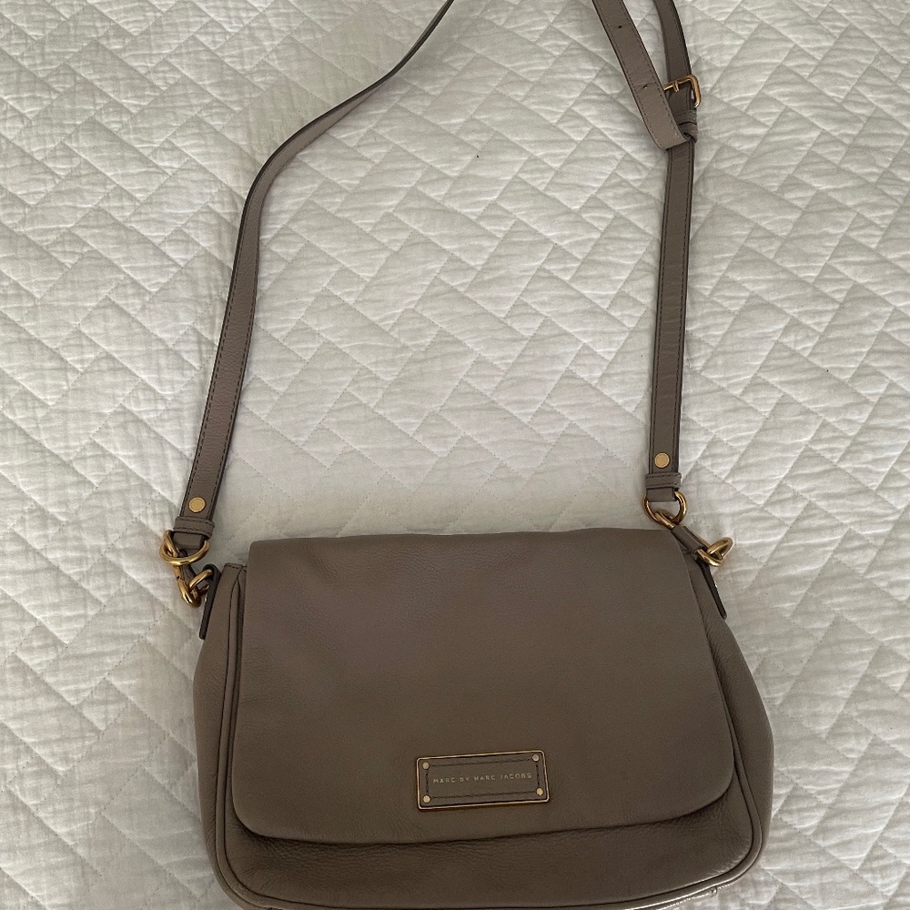 Marc Jacobs Taupe coloured cross body bag